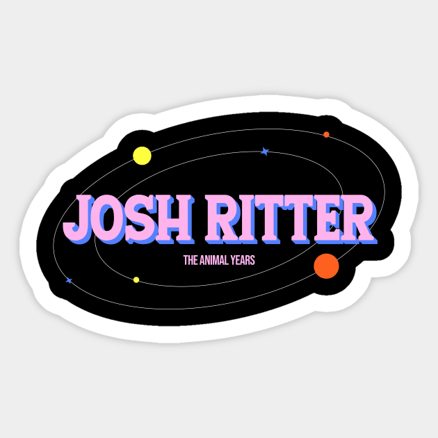 The Animal Years Josh Ritter Sticker by mandalasmith